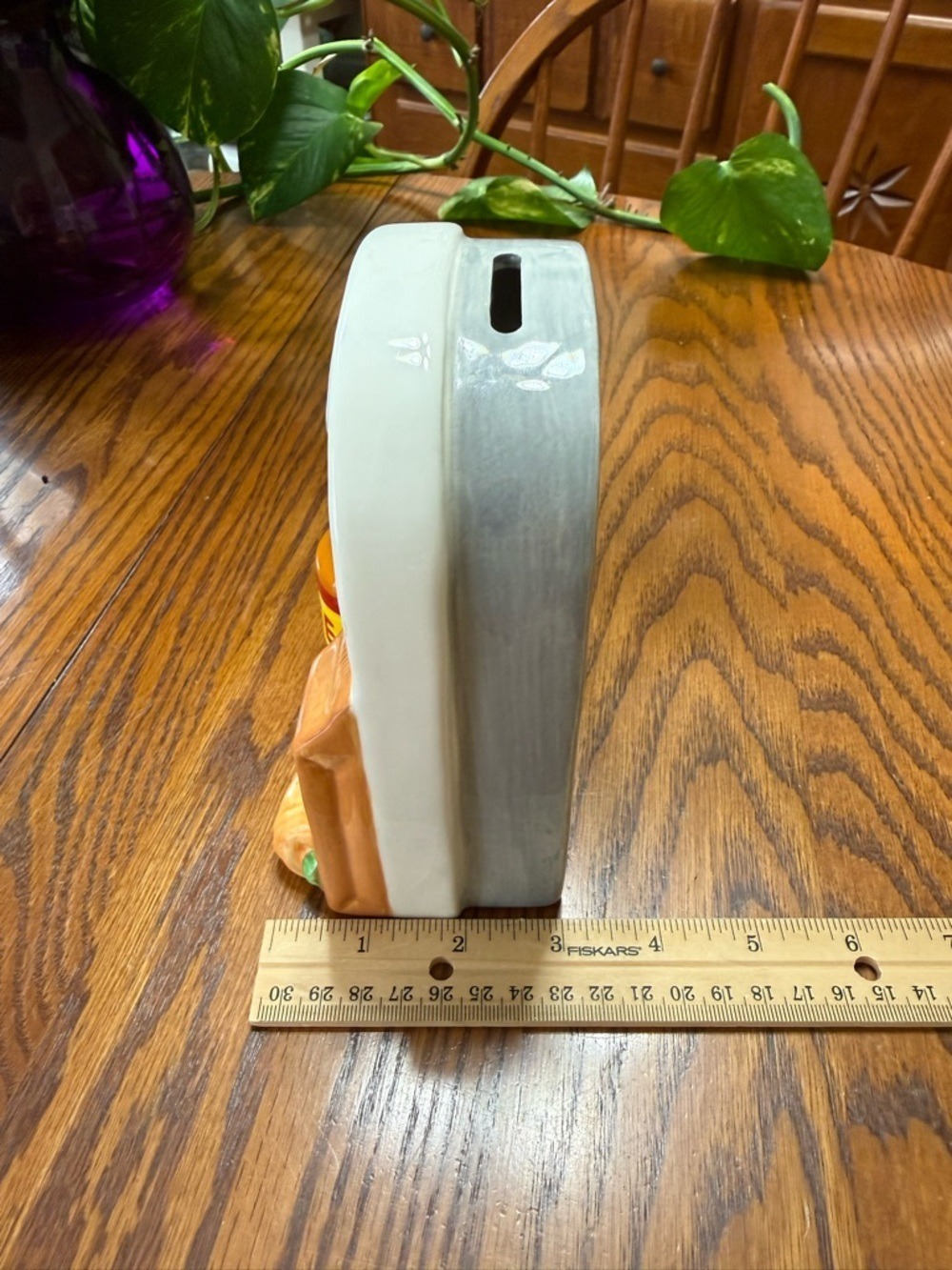 Vintage Goods Gallery Diet Money Ceramic Bank - Picture 9 of 9